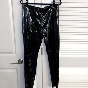 topshop vinyl pants